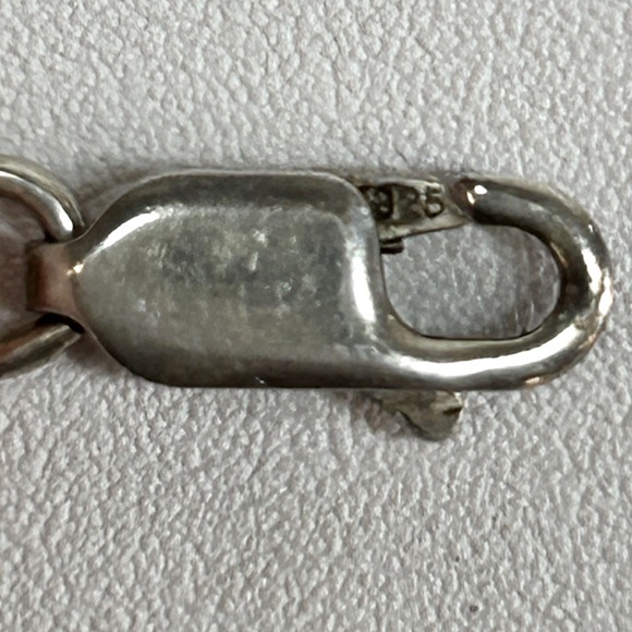 Vintage 6mm Sterling Silver Beaded Bracelet 925 7” Long Lobster Claw Clasp - Picture 3 of 6